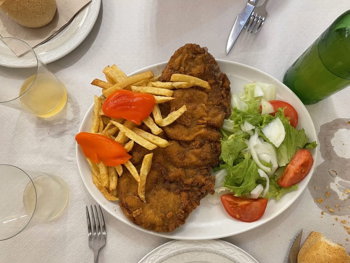 Reponiendo fuerzas después de una dura ruta asturiana